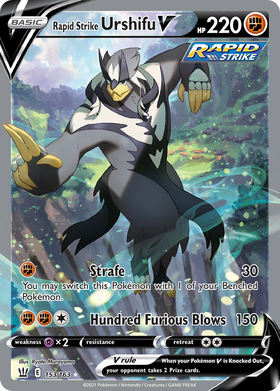 Rapid Strike Urshifu V 153/163 - Battle Styles Holofoil (LP)