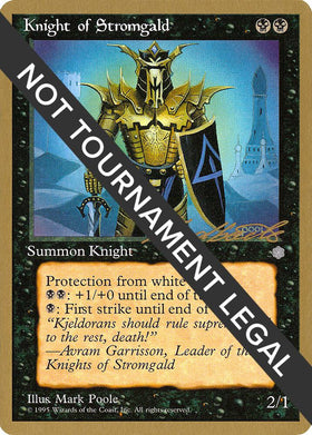 Knight of Stromgald - 1996 Leon Lindback (ICE)
