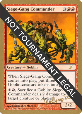 Siege-Gang Commander - 2003 Wolfgang Eder (SCG)