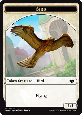 Bird // Squirrel Double-Sided Token