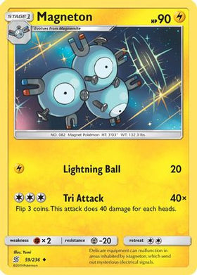 Magneton 59/236 - SM Unified Minds Reverse Holofoil