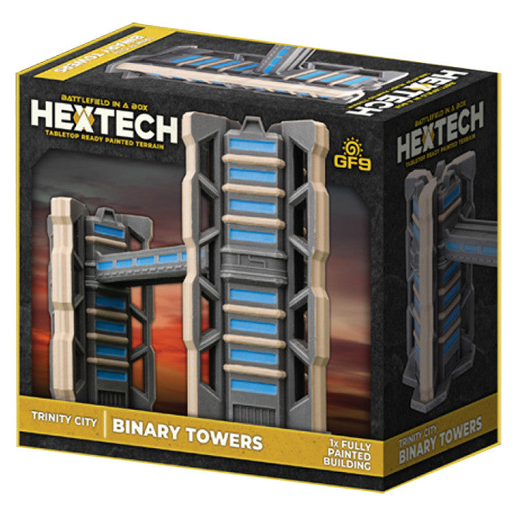 Battlefield in a Box: Hextech Terrain - Trinity City - Binary Towers (Wave 3)