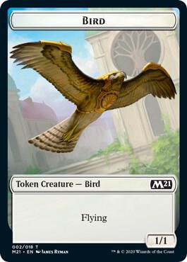 Bird // Saproling Double-Sided Token