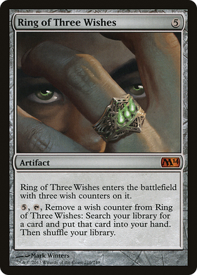Ring of Three Wishes (M14-216) - Magic 2014 (LP)