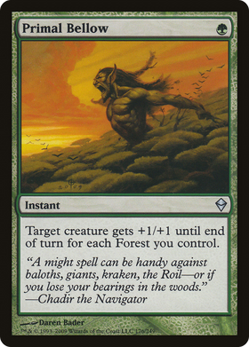 Primal Bellow (ZEN-176) - Zendikar Foil (LP)