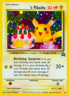 _____'s Pikachu 24/53 - Wizards Black Star Promos Holofoil (HP)