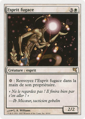 Blinking Spirit (French) - "Esprit fugace"