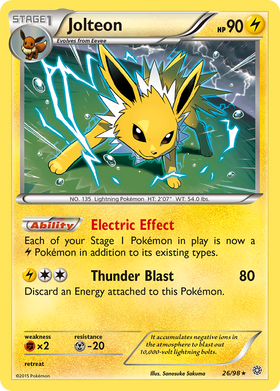 Jolteon 26/98 - Ancient Origins Reverse Holofoil (HP)