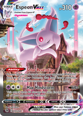 Espeon VMAX 270/264 - Fusion Strike Holofoil (LP)