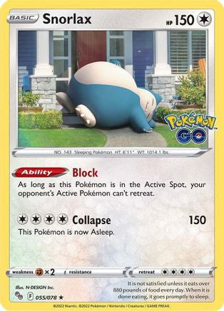 Snorlax - 55/078 (Cosmos Holo) 55 - Miscellaneous Cards Products Holofoil (HP)