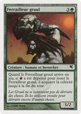 Gruul Scrapper (French) - "Ferrailleur gruul"