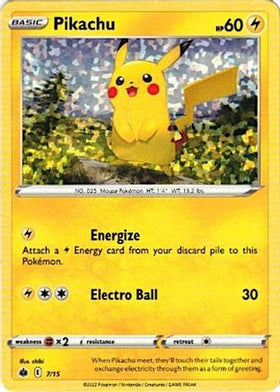 Pikachu - 7/15 7 - McDonalds Promos 2022 Holofoil (MP)
