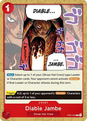 Diable Jambe (ST01-016) Starter Deck 1: Straw Hat Crew