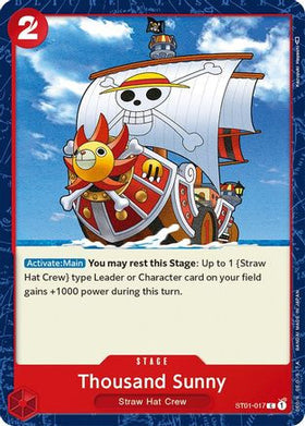 Thousand Sunny (ST01-017) Starter Deck 1: Straw Hat Crew