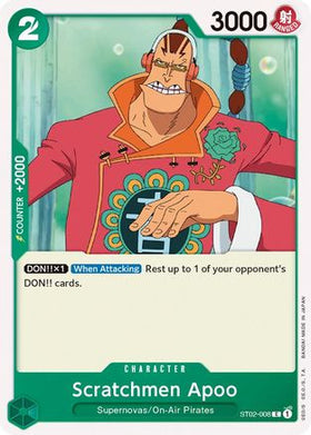 Scratchmen Apoo (ST02-008) Starter Deck 2: Worst Generation