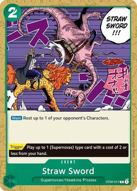Straw Sword (ST02-017) Starter Deck 2: Worst Generation