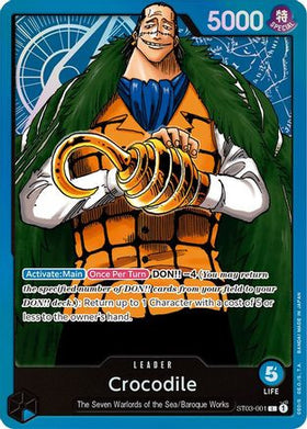 Crocodile (ST03-001) Starter Deck 3: The Seven Warlords of The Sea