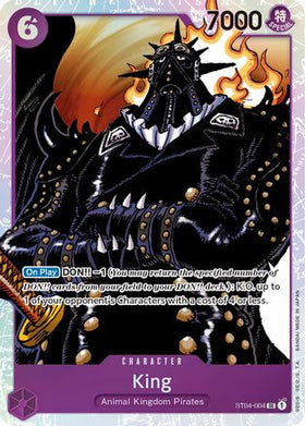 King (ST04-004) Starter Deck 4: Animal Kingdom Pirates Foil (HP)