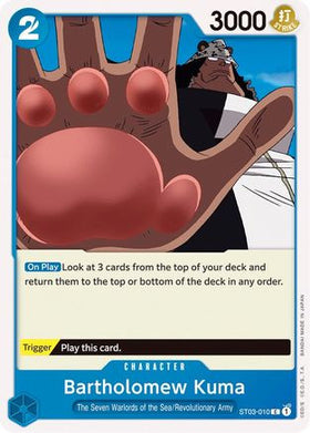 Bartholomew Kuma (ST03-010) Starter Deck 3: The Seven Warlords of The Sea