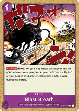 Blast Breath (ST04-016) Starter Deck 4: Animal Kingdom Pirates