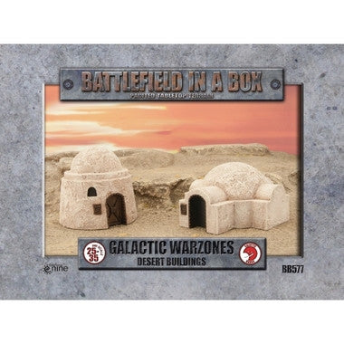 Battlefield in a Box: Galactic Warzones - Desert Buildings (Prepainted)