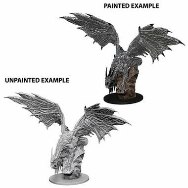 Pathfinder Battles Deep Cuts Unpainted Miniatures: - Silver Dragon (Wave 12.5)
