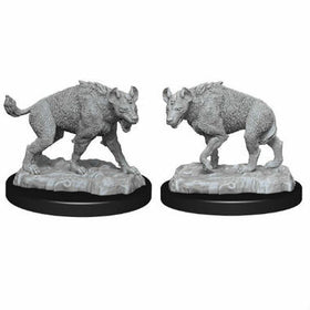Wizkids Deep Cuts Unpainted Miniatures: Hyenas (Wave 14)