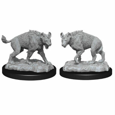Wizkids Deep Cuts Unpainted Miniatures: Hyenas (Wave 14)