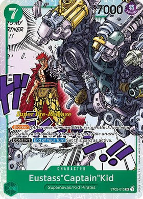 Eustass"Captain"Kid (ST02-013) Super Pre-Release Starter Deck 2: Worst Generation Foil