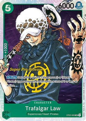 Trafalgar Law (ST02-009) Super Pre-Release Starter Deck 2: Worst Generation Foil