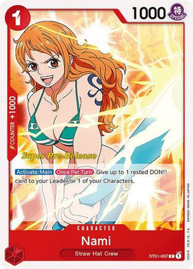 Nami (ST01-007) Super Pre-Release Starter Deck 1: Straw Hat Crew