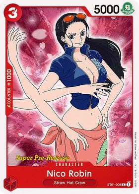 Nico Robin (ST01-008) Super Pre-Release Starter Deck 1: Straw Hat Crew