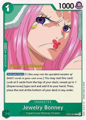 Jewelry Bonney (ST02-007) Super Pre-Release Starter Deck 2: Worst Generation