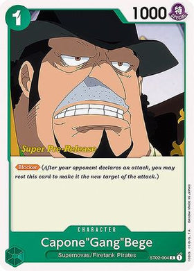 Capone"Gang"Bege (ST02-004) Super Pre-Release Starter Deck 2: Worst Generation