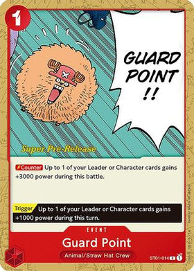 Guard Point (ST01-014) Super Pre-Release Starter Deck 1: Straw Hat Crew