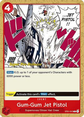 Gum-Gum Jet Pistol (ST01-015) Super Pre-Release Starter Deck 1: Straw Hat Crew