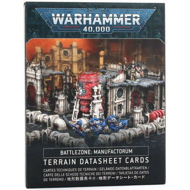 Warhammer 40K: Battlezone - Manufactorum - Terrain Datasheet Cards