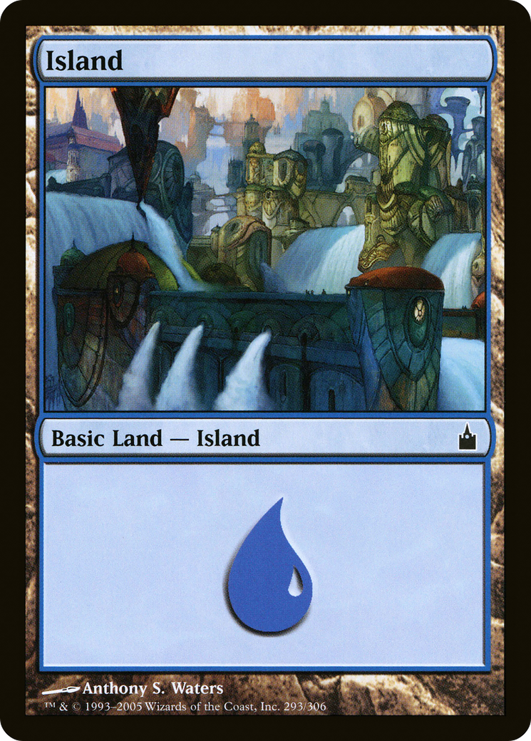 Island (RAV-293) - Ravnica: City of Guilds Foil