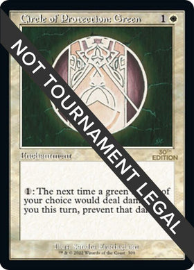 Circle of Protection: Green (Retro Frame)