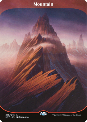 Mountain (UST-215) - Unstable (Borderless) Foil