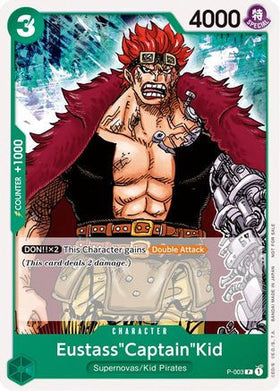 Eustass"Captain"Kid (Promotion Pack 2022) (P-003) One Piece Promotion Cards