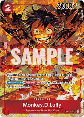 Monkey.D.Luffy (Parallel) (OP01-024) Romance Dawn Foil