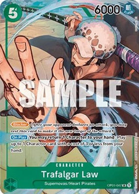 Trafalgar Law (Parallel) (OP01-047) Romance Dawn Foil