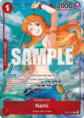 Nami (Parallel) (OP01-016) Romance Dawn Foil