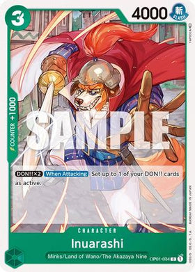 Inuarashi (OP01-034) Romance Dawn