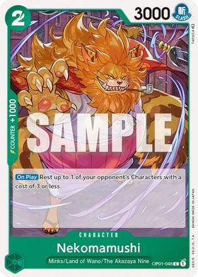 Nekomamushi (OP01-048) Romance Dawn