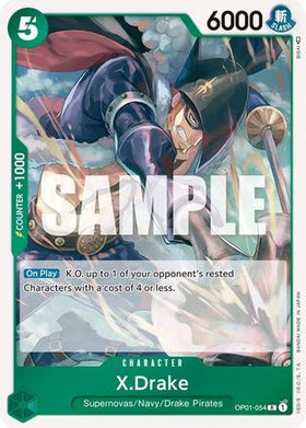 X.Drake (OP01-054) Romance Dawn Foil