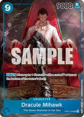 Dracule Mihawk (Parallel) (OP01-070) Romance Dawn Foil