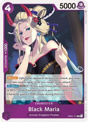 Black Maria (OP01-111) Romance Dawn Foil