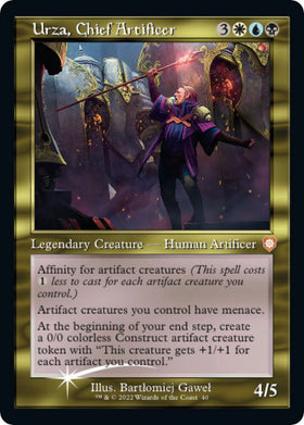 Urza, Chief Artificer (Display Commander) - Thick Stock